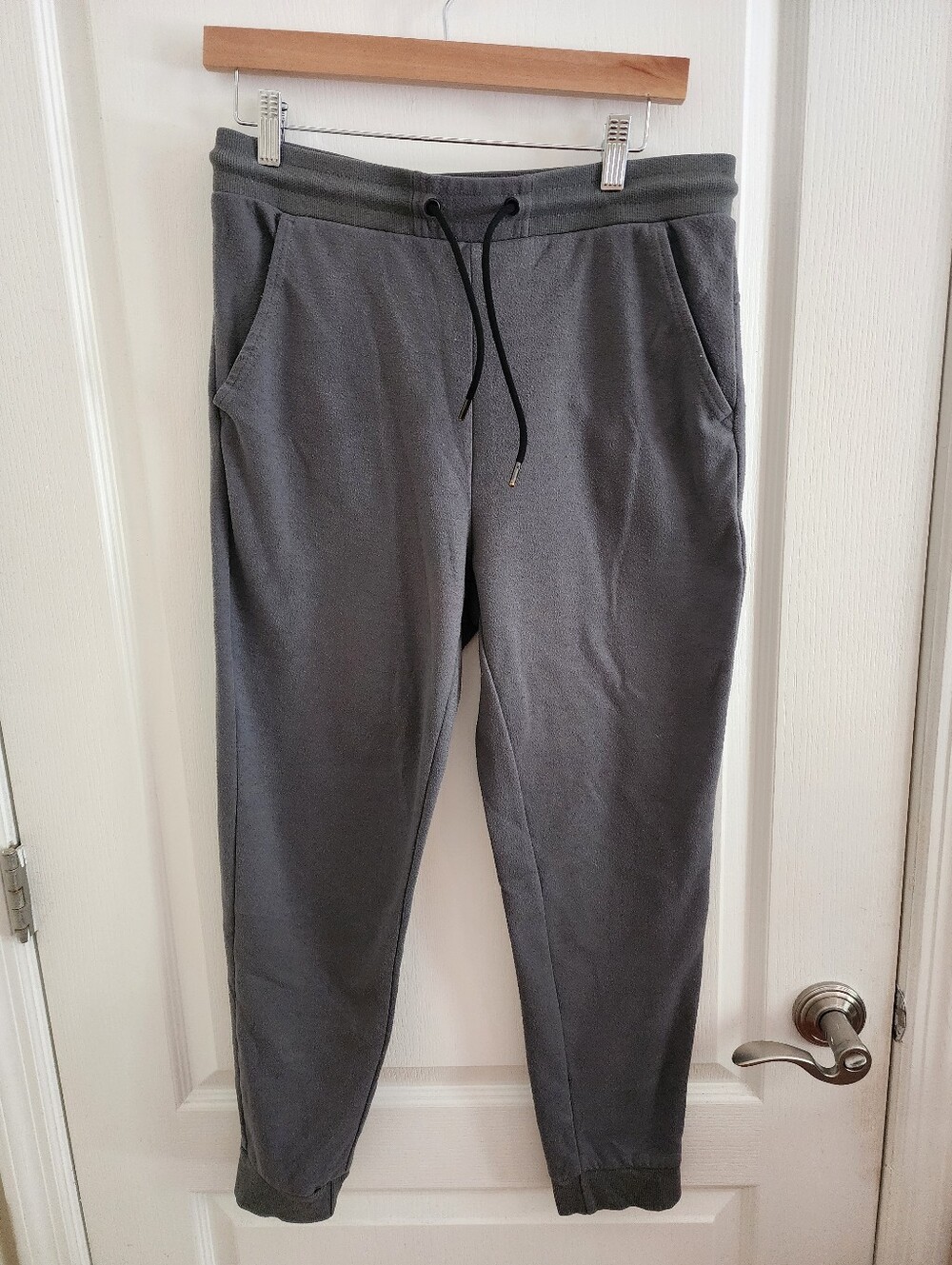 Ocean Current Men’s Soft Fleece Joggers Sweatpants Charcoal Grey - Size M